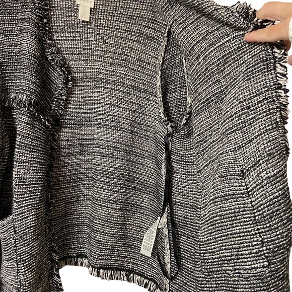 Chico’s Woven Soft Shell Open Front Blazer Shacket Chico’s 1 Medium 8 - Picture 5 of 12